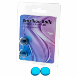 Imagen de TALOKA - BRAZILIAN BALLS GEL EXCITANTE EFECTO FRÍO 2 BOLAS