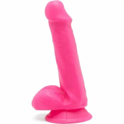 Imagen de GET REAL - HAPPY DICKS DILDO 12 CM CON TESTICULOS ROSA