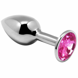 Imagen de ANAL PLEASURE MINI PLUG METAL ROSA TALLA