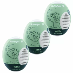 Imagen de SATISFYER 3 HUEVOS MASTURBADORES - RIFFLE