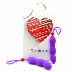 Imagen de SANINEX CLIMAX PLUG ANAL CON ANILLO PENE LILA