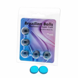 Imagen de TALOKA - BRAZILIAN BALLS GEL EXCITANTE EFECTO FRÍO 5 BOLAS