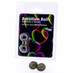 Imagen de TALOKA - BRAZILIAN BALLS GEL EXCITANTE EFECTO MORE FLAVOUR 2 BOLAS