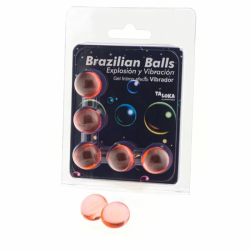 Imagen de TALOKA - BRAZILIAN BALLS GEL EXCITANTE EFECTO VIBRACIÓN 5 BOLAS