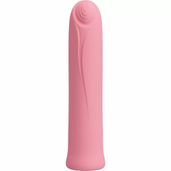 Imagen de CURTIS MINI VIBRADOR SUPER POWER 12 VIBRACIONES SILICONA ROSA