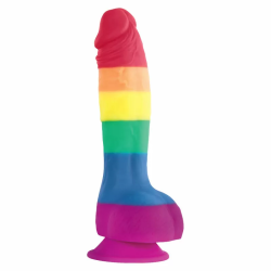 Imagen de PRIDE - DILDO BANDERA LGBT 15 CM