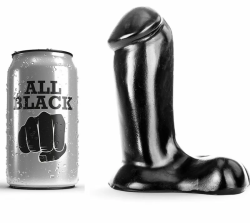 Imagen de ALL BLACK DILDO REALISTICO 14 CM