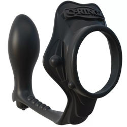 Imagen de FANTASY C-RINGZ ROCK HARD ANILLO POTENCIADOR CON PLUG ANAL
