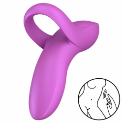 Imagen de SATISFYER BOLD LOVER DEDAL VIBRADOR - ROSA