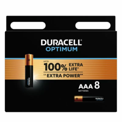 Imagen de DURACELL OPTIMUM PILA ALCALINA AAA LR03 BLISTER*8