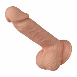 Imagen de BEAUTIFUL ENCOUNTER CATOBLEPAS DILDO REALISTICO FLEXIBLE 20.6 CM - NATURAL