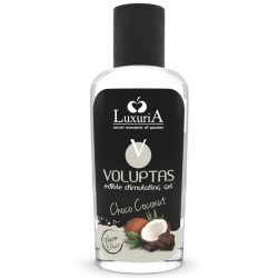 Imagen de LUXURIA VOLUPTAS GEL ESTIMULANTE COMESTIBLE EFECTO CALOR - COCO Y CREMA 100 ML