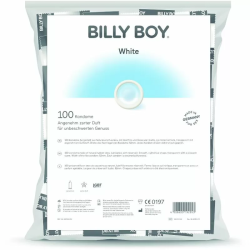 Imagen de BILLYBOY BOLSA PRESERVATIVOS BLANCOS 100 UNIDADES