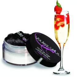 Imagen de VOULEZ-VOUS POLVOS COMESTIBLES SABOR FRESAS CON CAVA - 25 GR