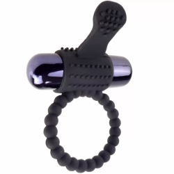 Imagen de FANTASY C-RING ANILLO VIBRADOR DE SILICONA NEGRO