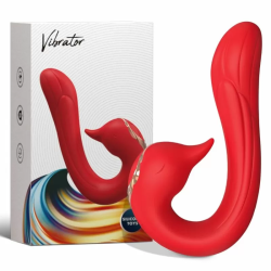 Imagen de DELFIN VIBRADOR MULTIPOSICION & EFECTO CALOR ROJO