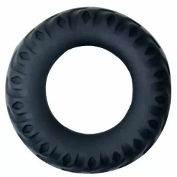 Imagen de BAILE TITAN COCKRING BLACK GREEN 2CM