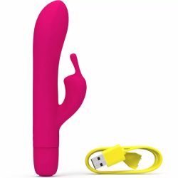 Imagen de BWILD BUNNY INFINITE CLASSIC VIBRADOR RECARGABLE SILICONA ROSA