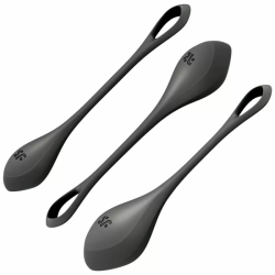 Imagen de SATISFYER YONI POWER 2 KIT DE ENTRENAMIENTO NEGRO