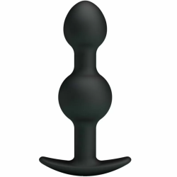 Imagen de PRETTY LOVE - BOLAS ANALES SILICONA ESTIMULACION ESPECIAL 10.3 CM - NEGRO