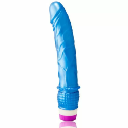 Imagen de VIBRADOR AZUL REALISTICO 23 CM