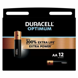 Imagen de DURACELL OPTIMUM 200 PILA ALCALINA AA LR6 BLISTER*12