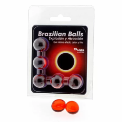 Imagen de TALOKA - BRAZILIAN BALLS GEL EXCITANTE EFECTO CALOR Y FRÍO 5 BOLAS