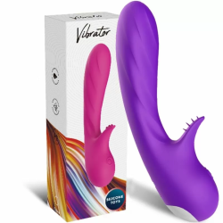 Imagen de ROMANCE VIBRADOR CON ESTIMULADOR VIOLETA