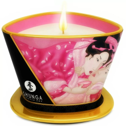 Imagen de SHUNGA MINI CARESS BY CANDELIGHT VELA MASAJE ROSAS AFRODISIACAS 170ML