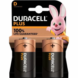 Imagen de DURACELL PLUS POWER 100 PILA ALCALINA D LR20 BLISTER*2