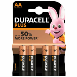 Imagen de DURACELL PLUS POWER 50 PILA ALCALINA AA LR6 BLISTER*4