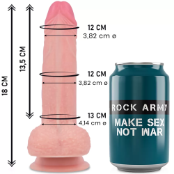 Imagen de ROCKARMY LIQUID SILICONE DILDO PREMIUM MUSTANG 18CM