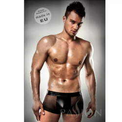 Imagen de PASSION 003 MEN BLACK LEATHER CLEAR