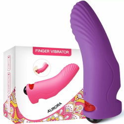 Imagen de AURORA VIBRADOR DEDAL CONTROL REMOTO VIOLETA