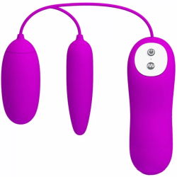 Imagen de PRETTY LOVE IRMA HUEVO VIBRADOR DOBLE