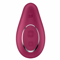 Imagen de SATISFYER DIPPING DELIGHT VIBRADOR LAY-ON - ROJO