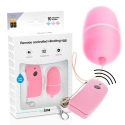 Imagen de ONLINE HUEVO VIBRADOR CON MANDO CONTROL REMOTO - ROSA