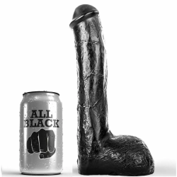 Imagen de ALL BLACK PENE REALÍSTICO ANAL 23CM