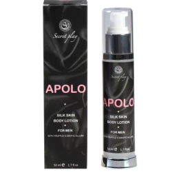 Imagen de SECRETPLAY APOLO LOCION PIEL DE SEDA PARA HOMBRES 50 ML