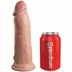 Imagen de KING COCK ELITE  DILDO REALISTICO VIBRADOR & SILICONA 20.3 CM