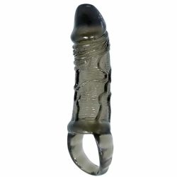 Imagen de BAILE FUNDA EXTENSORA PENE CON STRAP PARA TESTICULOS 11.5 CM