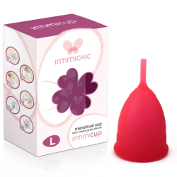 Imagen de INTIMICHIC COPA MENSTRUAL SILICONA MEDICA L 6+1 GRATIS