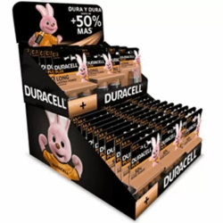 Imagen de DURACELL PLUS EXPOSITOR CARTON C0N PILAS INCLUIDAS