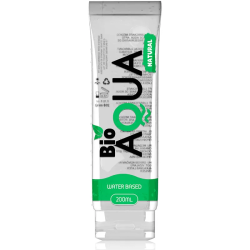 Imagen de BIOAQUA LUBRICANTE INGREDIENTES NATURALES BASE AGUA 200 ML