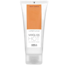 Imagen de MIXGLISS LUBRICANTE EFECTO CALOR SABOR A CANELA 70ML