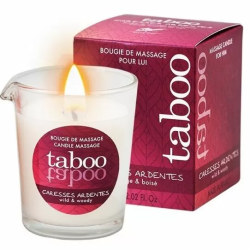 Imagen de TABOO VELA DE MASAJE PARA ÉL CARESSES ARDENTES AROMA HELECHO