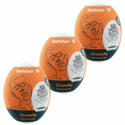 Imagen de SATISFYER 3 HUEVOS MASTURBADORES - CRUNCHY