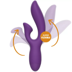 Imagen de REWOLUTION REWOFUN VIBRADOR FLEXIBLE CON RABBIT