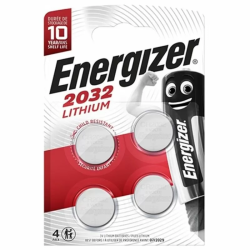 Imagen de ENERGIZER PILA BOTON LITIO CR2032 3V BLISTER*4