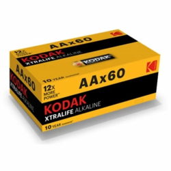 Imagen de KODAK XTRALIFE (PRECIO PILA) ALCALINA AA LR6 60 PILAS/CAJA